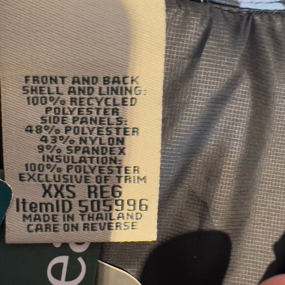 L.L.Bean PrimaLoft Cross Core Packaway Long Vest Women's XXS Reg NEW Item 505996 - Picture 6 of 16